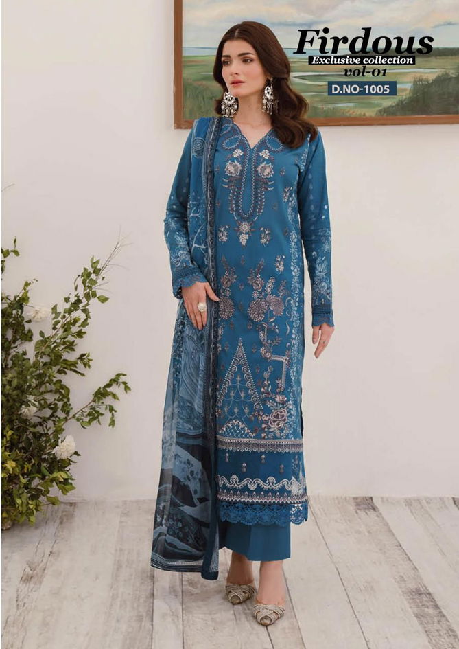 Firdous Vol 1 By Nand Gopal Karachi Cotton Drees Material Wholesalers In Delhi
